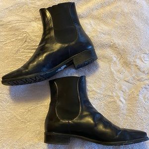 Stuart Weismann black boots- size 10